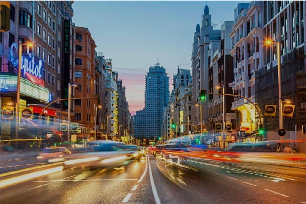 New Quiet Apartment Free Wifi In Gran Via Downtown مدريد المظهر الخارجي الصورة